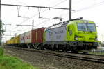 The TCA 7193 116 with the daily TCA shuttle from the port of Antwerp to the TCA container terminal at Athus near the French and Luxembourg border.