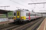NMBS 702 leaves Antwerpen-Noorderdokken on 30 May 2013. NMBS 702 leaves Antwerpen-Noorderdokken on 30 May 2013.