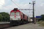 Frog's perspective of Crossrail 6312 at Antwerpen-Noorderdokken on 29 August 2013. Since Crossrail is mostly in Swiss hands, I categorise this engine in  Switzerland/Private Cargo Companies/Crossrail .