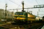 On 13 June 2006 NMBS 1210 passed through Antwerpen-Berchem and started the World Championship Soccer with Germany beating Ghana 4-2.