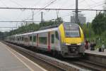 NMBS 08563 approaches Antwerpen-Zuid on 21 May 2014.