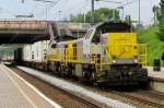 SNCB 7771 thunders through Antwerpen-Zuid on 23 March 2011.