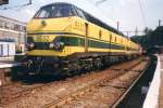On 13 July 1999 NMBS 5532 with sister in double traction has arrived at Liége Guillemins.