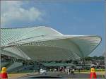 The new station Lige Guillemins was designed by Santiago Calavatra.