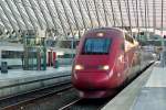 . The PBKA Thalys 4341 is arriving in Liège Guillemins on October 20th, 2014.