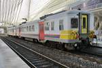 NMBS 706 calls at Liége-Guillemins on 20 January 2017.