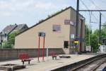 Eupen station, in the German-speaking part of Belgium (April 2011)