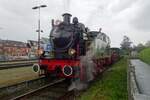 Il 6 maggio 2023 TOM, alias Tata Steel 22, è arrivata a Eeklo con il suo treno navetta a vapore da Maldegem.