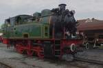 TOM, former Hoogovens Lok 22 runs light at the SCM in Maldegem on 6 May 2023 during the Steam Weekend. Due to environmental issues and controversies, Tata Steel, owner of two steam engines, decided to quit steam excursions on their areal and sold the ...