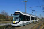 De Lijn 7426 CAF Urbos 100 build in 2023.
Line 10 P+R Schoonselhof.
Location: August Van de Wielelei.
17-02-2025