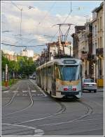 The tram N 7908 photographed in the Avenue du Roi on June 22nd, 2012.