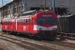 Formerly with RM, later BLS 566 222 quits Burgdorf on 17 May 2025. THis EMU is now part of the BLS Historic Fleet.