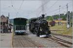 The BFD HG 3/4 N° 3 is shunting in Blonay.

01.06.2025