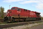 Portrait of CP ES44AC 8741 on 3.10.2009 at Fort Erie.