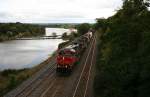 Freight train with C44-9W 2560, SD75I 5774 and SD40-2 6200 on 30.09.2009 at Bayview Junction near Hamilton. 
