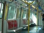 Inside a KCR train. Sept. 2007