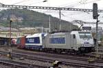 Metrans 386 023 pauses with her train at Bratislava hl.st. on 19 September 2017.