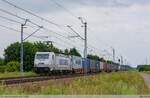 10.07.2021 | Brzozowica - Traxx from Metrans going to Łuków.