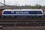 On 19 September 2017 Metrans 761 003 is second in comand whilst passing through Bratislava hl.st.