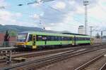 RegioJet 628 307 quits Deçin hl.n. for Usti nad Labem-Strekhov on 19 June 2022.