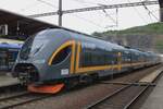 Chinese build Regiojet 665 001 leaves Usti nad Labem on 27 May 2025.
