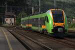 Regiojet 954 006 quits Decin hl.n.