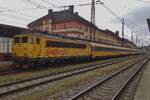 On a grey and rainy 15 September 2018 RegioJet 114 calls at Ceska Trebova.