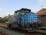 CD Cargo Rangierlok 708 702-6 in Rakovnik on 22.8.2013.