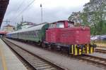 T334-0060 stands at Kolín on 16 May 2018.