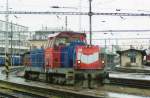CD 714 004 stands in the rain in Brno hl.n. on 22 May 2008.