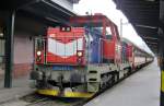 CD 714 224 is stabled at Praha-Masarykovo on 14 May 2012.