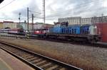 On 6 April 2017 CD 714 023 shunts in Praha hl.n.