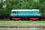 T435 0145 stands in Luzna u Rakovnika on 13 May 2012. Shunters of this type were used by not only the CSD and Czecho-Slovak industrial operators, but also were exported to the GDR, the USSR, Albania and Iraq. A reinforced version, T458, also was used within the CSD exported to the USSR, GDR, Poland, Albania, Iraq and India, plus Cuba (that bought 20 second hanfd CSD locos). 