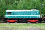 T 435 0145 stands in the railway museum on Luzna u Rakovnika on 13 May 2012.
