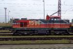 IDS Cargo 730 635 shunts at Pardubice on 14 September 2018.