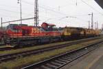 IDS Cargo 730 635 shunts at Pardubice on 14 September 2018.