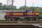 CD 731 005 stands in the CD works of Ceske Budejovice on the national railway day 22 September 2018.