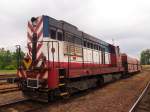 740 678-8 at the raiway station Kladno in 2013:05:24.