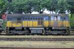 Then OKD Doprava, now AWT: 740 456 in Lovosice on 21 May 2015.