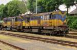 Then OKD Doprava, now AWT: 740 404 in Lovosice on 21 May 2015.