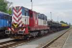 STRABAG 740 678 stands in Rakovnik on 25 May 2015.