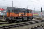 AWT 740 797 takes in easy at a hazy Ceske Trebova on 24 September 2017.