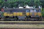 On 23 May 2015 AWT 740 456 was spotted at Lovosice carrying het old OKD Doprava colours.