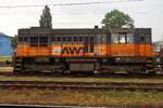 Side view on AWT 740 707 at Ostrava on 26 May 2015.