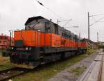 AWT 741 501-1 on the 19th 4of Jun, 2012 on the Railway station Kralupy