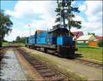 CD Cargo 742 329-6 railway station Belcice on 7.7.2016 