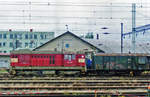 CD 742 079 shunts at Breclav on a rainy 22 May 2007.