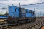 On a somewhat grey 17 September 2017 CD Cargo 742 446 stands at Praha hl.n.