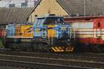 Central European Railways 742 761 est stationnée à Breclav le 26 août 2021, mais elle a un avenir bien plus prometteur que la Laminatka à côté d'elle, qui est sur le point d'être démolie.