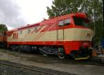 IDS 749 181-4 after reconstruction on 30.6.2014 in Kladno locomotive workshop KDS.